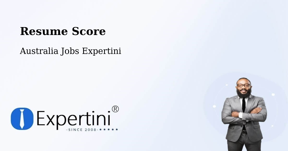 Resume Score - Australia Jobs Expertini